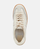 Notice White Leather Sneakers - PINK ARROWS
