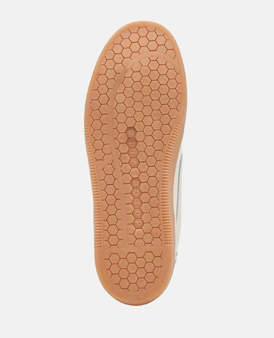 Notice White Leather Sneakers - PINK ARROWS