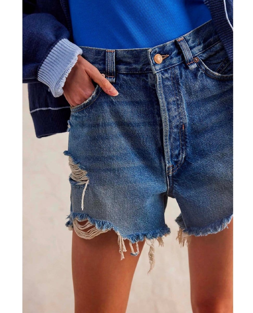 Now or Never Denim Short Westend - PINK ARROWS