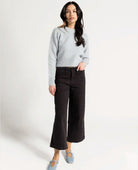 Oat NY Crop Pant Black - PINK ARROWS