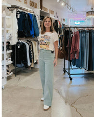 Oat NY Wide Leg Iceberg Green - PINK ARROWS