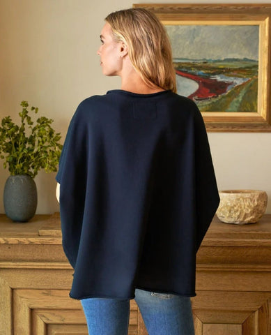 Olive Capelet in Navy - PINK ARROWS