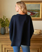 Olive Capelet in Navy - PINK ARROWS