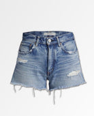 Packard Distressed Denim Cut - Offs - PINK ARROWS