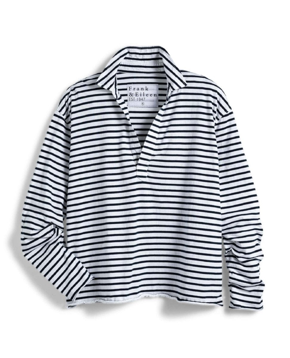 Patrick Popover Navy Stripe - PINK ARROWS
