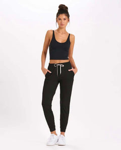 Performance Jogger Black Heather Long - PINK ARROWS