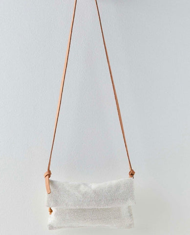 Plus One Embellished Cros Bag Ivory - PINK ARROWS