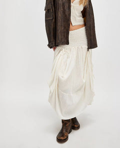 Prairie Convertible Skirt Whisper White - PINK ARROWS