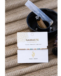 Prana Namaste Focus Bracelet - PINK ARROWS