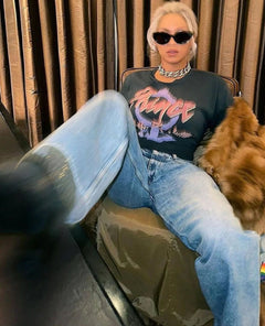 Prince and the Revolution Black TShirt - PINK ARROWS