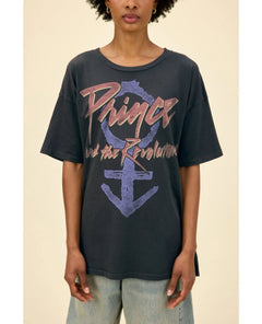 Prince and the Revolution Black TShirt - PINK ARROWS