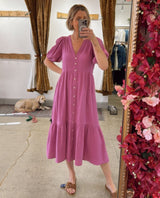 Purple Orchid Lennox Dress - PINK ARROWS