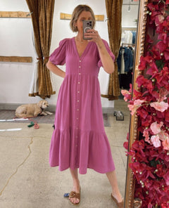 Purple Orchid Lennox Dress - PINK ARROWS