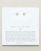Reach For The Stars Earrings 14k Gold - PINK ARROWS