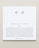 Reach For The Stars Earrings Silver - PINK ARROWS