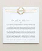Restock of You Are My Sunshine Gold Necklace Set x 2 - PINK ARROWS
