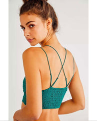 Restocked Adella Bralette Everglade - PINK ARROWS