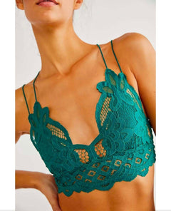Restocked Adella Bralette Everglade - PINK ARROWS