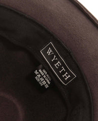 Restocked Billie Felt Fedora Chocolate - PINK ARROWS