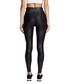 Restocked Faux Leather Legging, Black - PINK ARROWS
