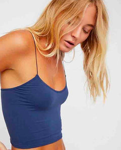 Restocked Seamless Skinny Brami Navy - PINK ARROWS