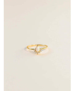 Ring Opal Burst - PINK ARROWS