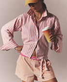 Rose Dust Havana Belt - PINK ARROWS