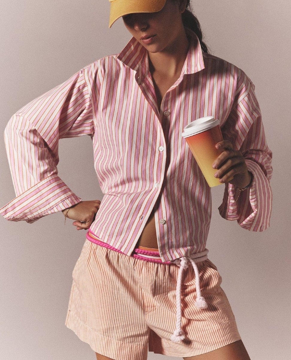 Rose Dust Havana Belt - PINK ARROWS