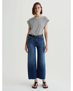 Saige Wide Leg Crop in Plume - PINK ARROWS