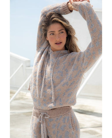 Savannah Hoodie Grey Camo - PINK ARROWS