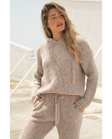 Savannah Hoodie Grey Camo - PINK ARROWS