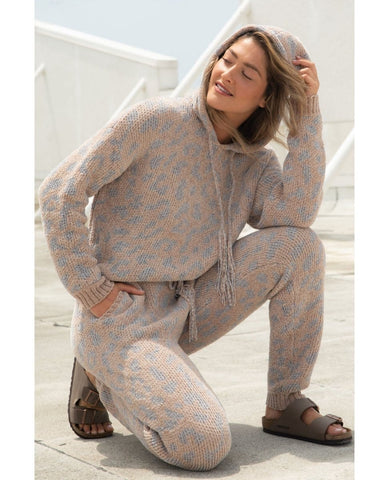 Savannah Hoodie Grey Camo - PINK ARROWS