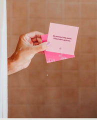 Self Love Shower Affirmation Cards - PINK ARROWS