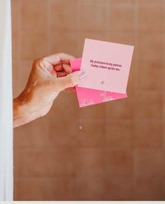 Self Love Shower Affirmation Cards - PINK ARROWS