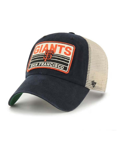 SF Giants Baseball Hat Black Four Stroke Clean Up - PINK ARROWS