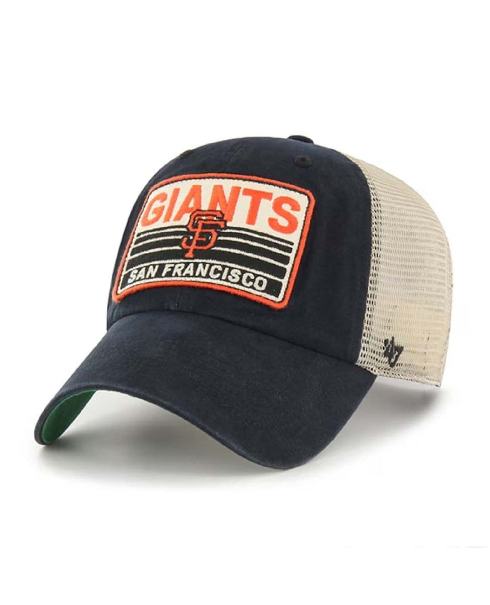 SF Giants Baseball Hat Black Four Stroke Clean Up - PINK ARROWS