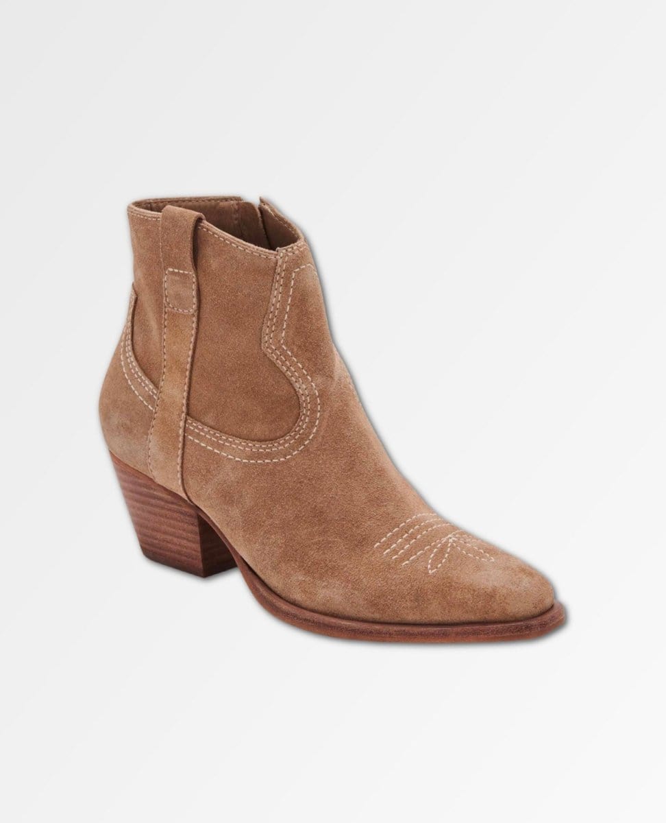 Silma Booties Truffle Suede - PINK ARROWS
