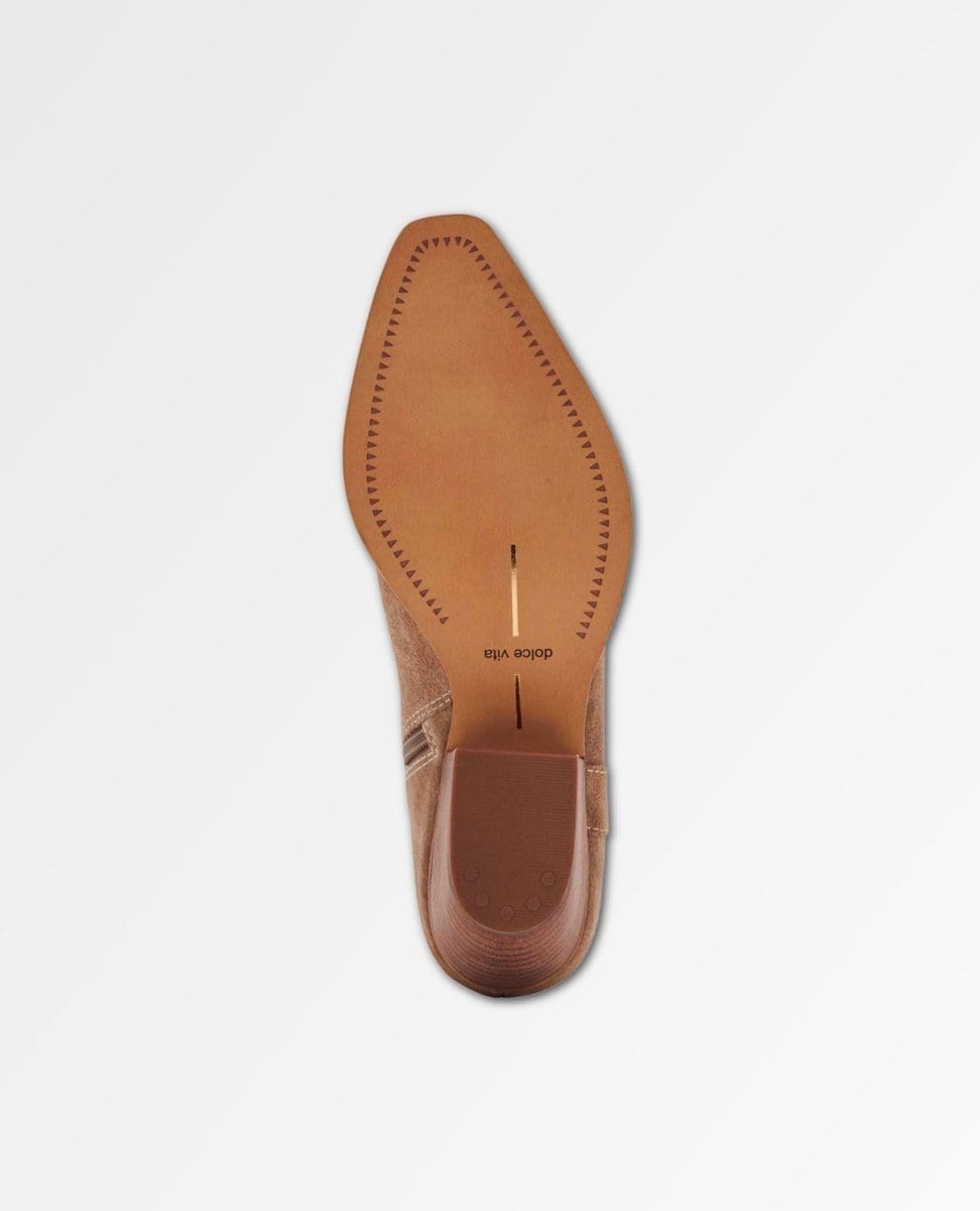 Silma Booties Truffle Suede - PINK ARROWS