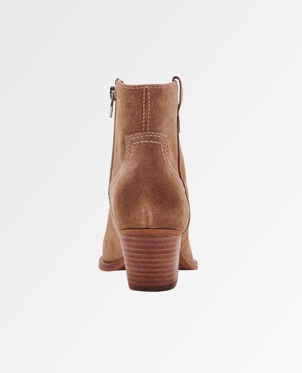 Silma Booties Truffle Suede - PINK ARROWS