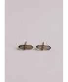 Smoky Quartz Mineral Point Hope Earrings - PINK ARROWS