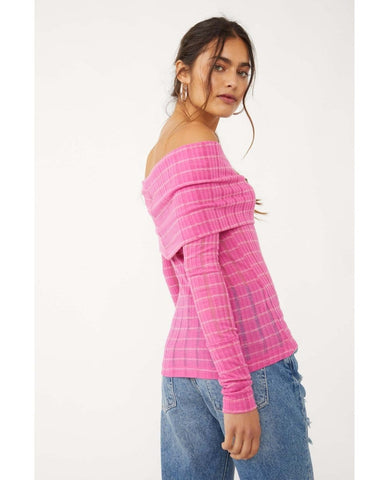 Snowbunny GF Rib Fuschia Fizz - PINK ARROWS