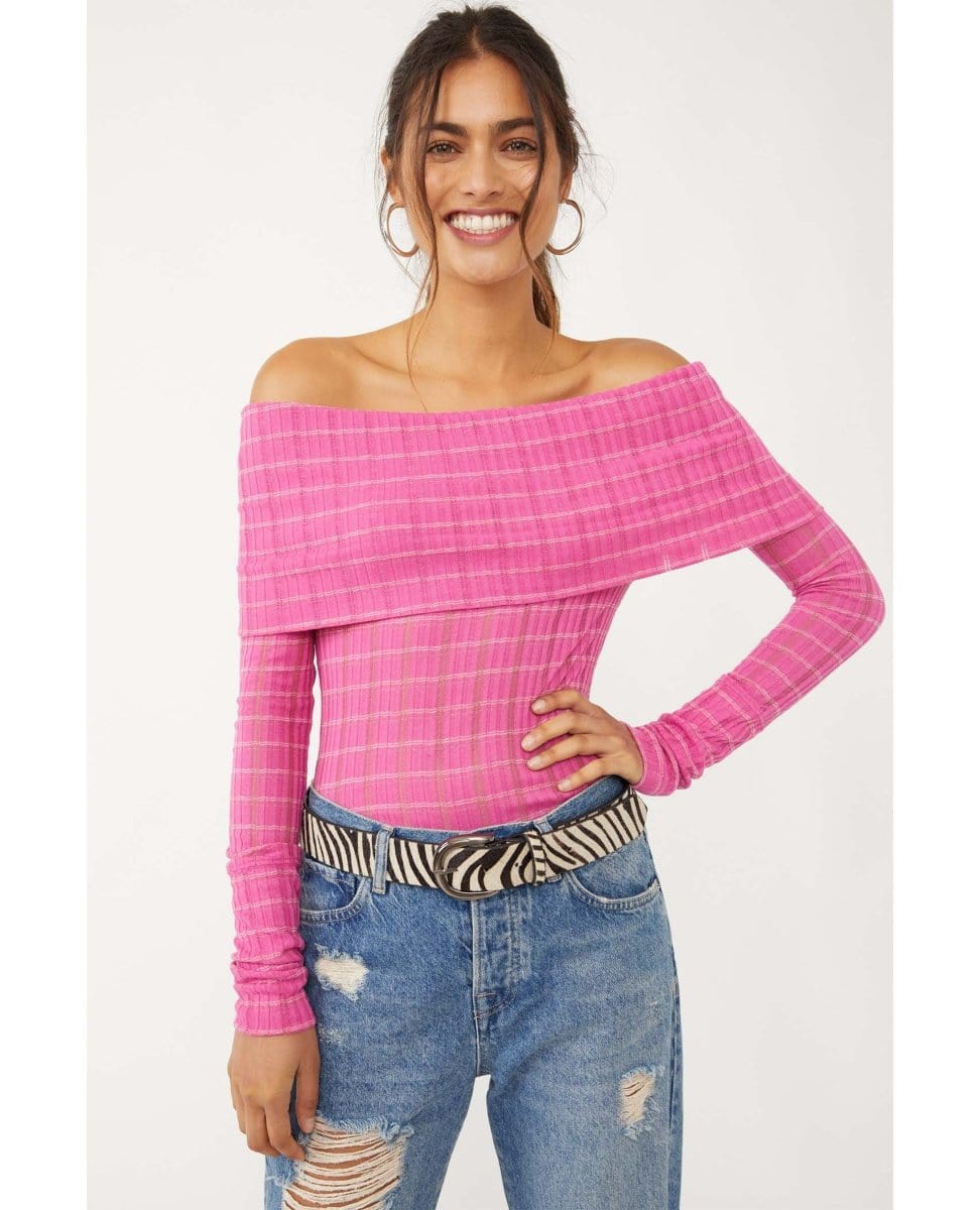 Snowbunny GF Rib Fuschia Fizz - PINK ARROWS