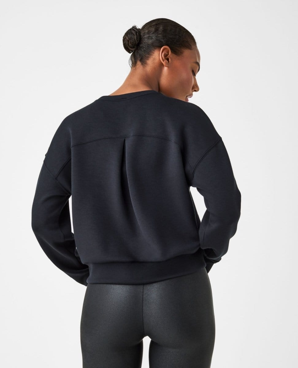 Spanx® Airessentials Crewneck Very Black - PINK ARROWS