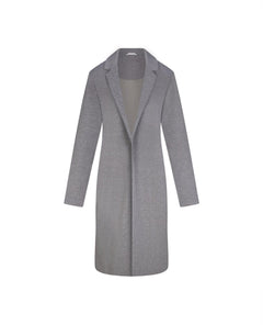 Spanx® Airessentials Long Jacket Heather Grey - PINK ARROWS
