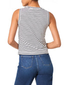 Spanx Stripe Tank Black - PINK ARROWS