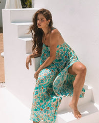 Spell Goldie Dress Lagoon - PINK ARROWS