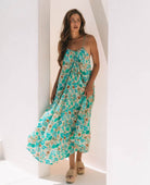 Spell Goldie Dress Lagoon - PINK ARROWS