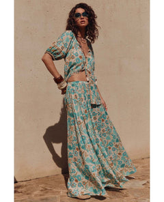 Spell Goldie Skirt Lagoon - PINK ARROWS