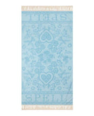 Spell Love Note Towel Sky - PINK ARROWS