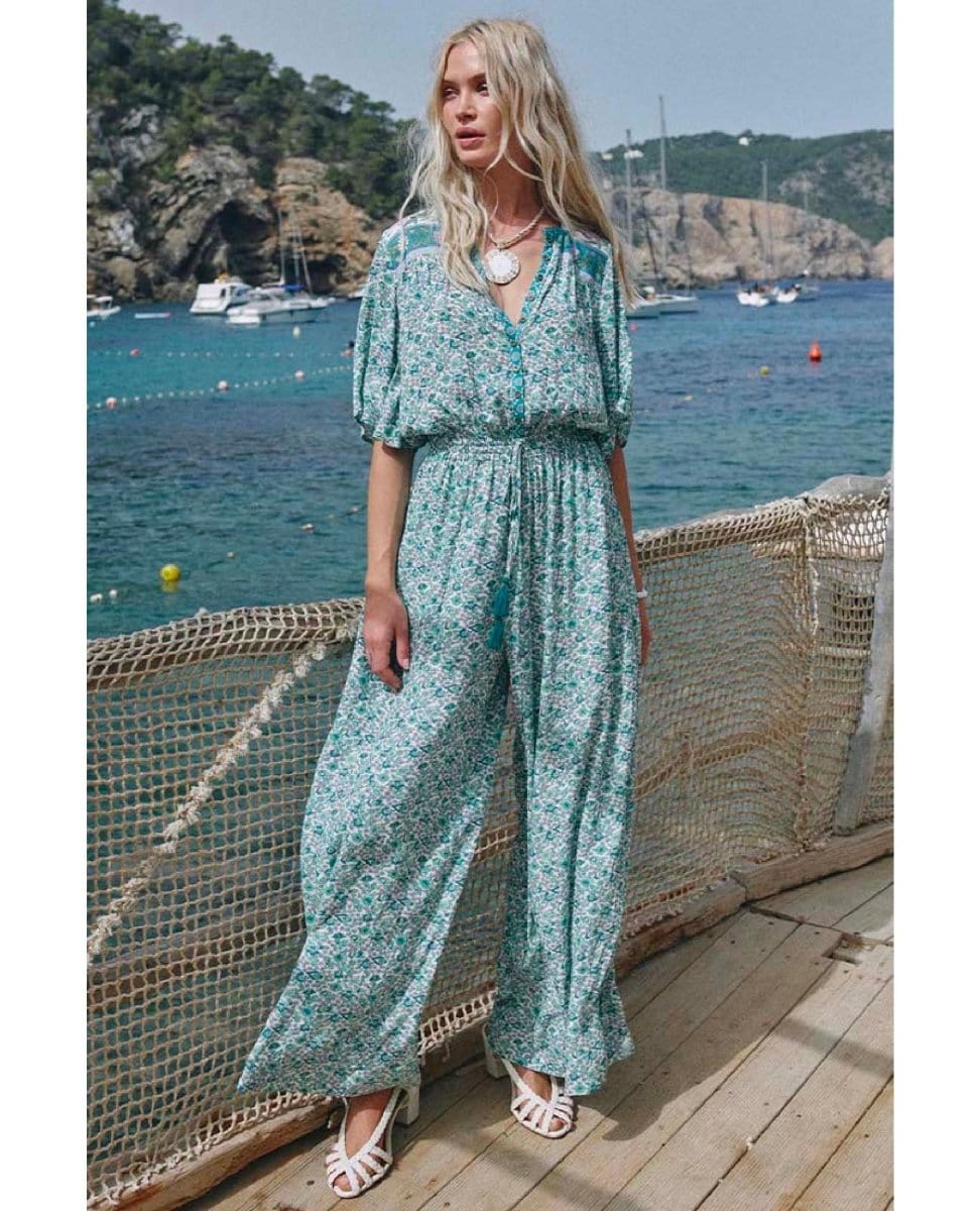 Spell Sienna Jumpsuit Jade - PINK ARROWS